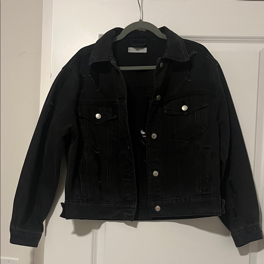 Adika Midnight Black Denim Jacket